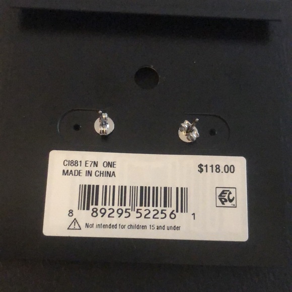 Coach Bumblebee & Pretzel Mismatch Drop Earrings With Signature C & Crystal NWT - Picture 12 of 13